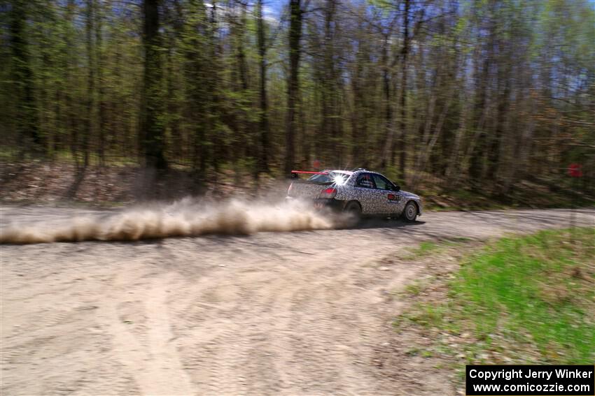 Peter Farrow / Jackson Sedivy Subaru WRX on SS1, Steamboat I.