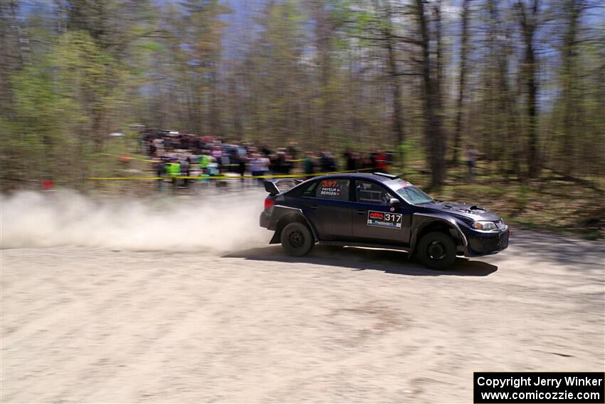 Daryl Bergen / Lorelai Payeur Subaru WRX STi on SS1, Steamboat I.