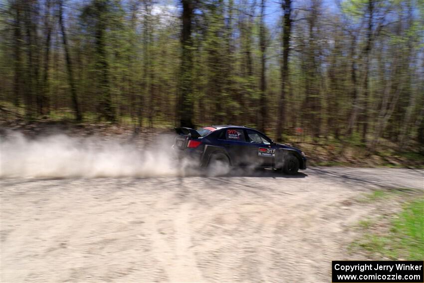 Daryl Bergen / Lorelai Payeur Subaru WRX STi on SS1, Steamboat I.