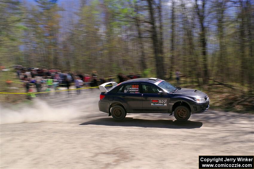 Corey Morris / Zane Morris Subaru WRX STi on SS1, Steamboat I.
