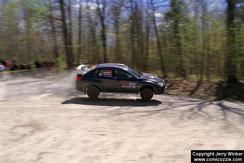 Corey Morris / Zane Morris Subaru WRX STi on SS1, Steamboat I.