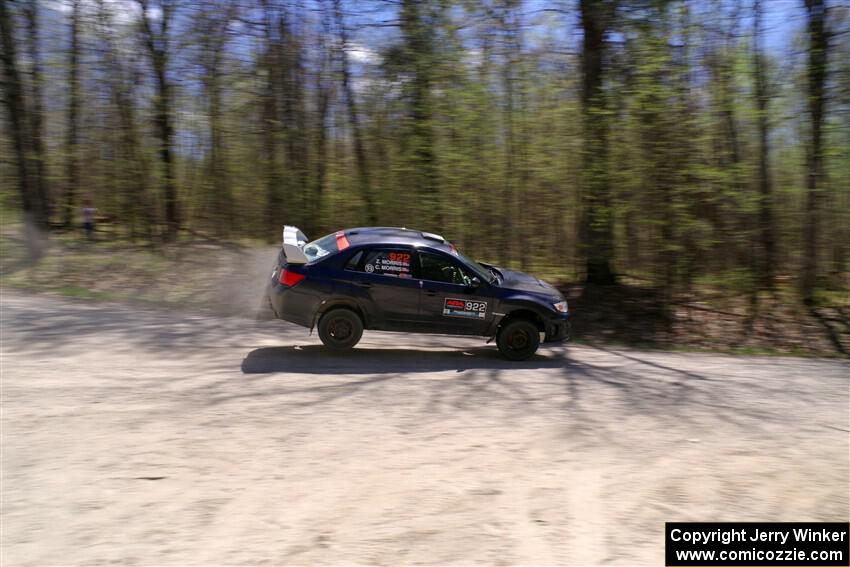 Corey Morris / Zane Morris Subaru WRX STi on SS1, Steamboat I.