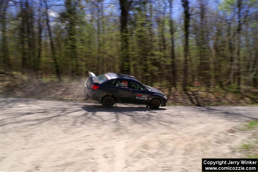 Corey Morris / Zane Morris Subaru WRX STi on SS1, Steamboat I.