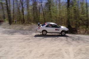 Josh Kemp / Danielle Kemp Subaru WRX on SS1, Steamboat I.