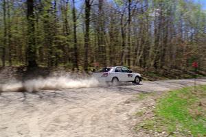 Josh Kemp / Danielle Kemp Subaru WRX on SS1, Steamboat I.