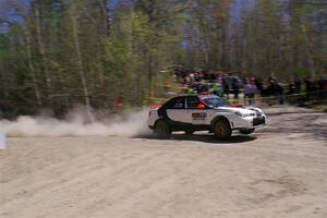 Jason Cook / Maggie Tu Subaru WRX on SS1, Steamboat I.