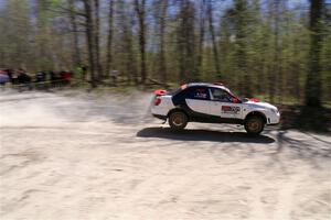 Jason Cook / Maggie Tu Subaru WRX on SS1, Steamboat I.