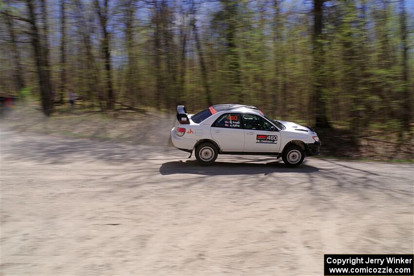 Josh Kemp / Danielle Kemp Subaru WRX on SS1, Steamboat I.