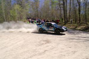 Matt James / Jackie James Subaru Impreza on SS1, Steamboat I.