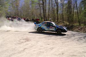 Matt James / Jackie James Subaru Impreza on SS1, Steamboat I.