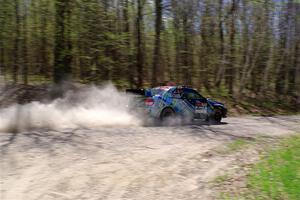 Matt James / Jackie James Subaru Impreza on SS1, Steamboat I.