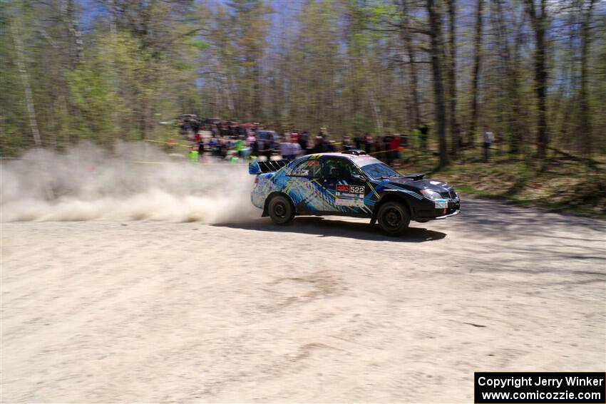 Matt James / Jackie James Subaru Impreza on SS1, Steamboat I.