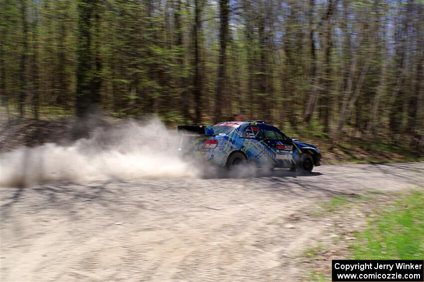 Matt James / Jackie James Subaru Impreza on SS1, Steamboat I.