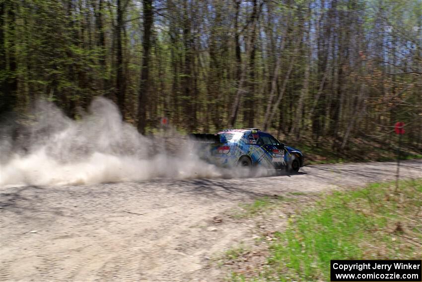 Matt James / Jackie James Subaru Impreza on SS1, Steamboat I.