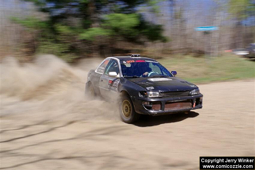Travis Mattonen / Anikka Nykanen Subaru Impreza on SS2, Kabekona I.