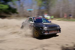 Travis Mattonen / Anikka Nykanen Subaru Impreza on SS2, Kabekona I.