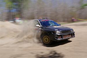 Travis Mattonen / Anikka Nykanen Subaru Impreza on SS2, Kabekona I.