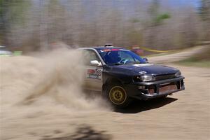 Travis Mattonen / Anikka Nykanen Subaru Impreza on SS2, Kabekona I.