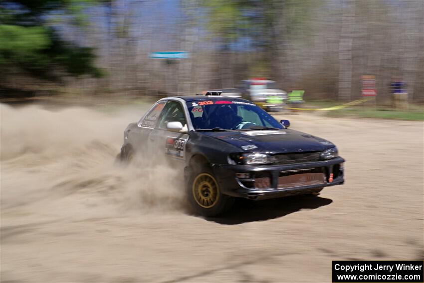 Travis Mattonen / Anikka Nykanen Subaru Impreza on SS2, Kabekona I.