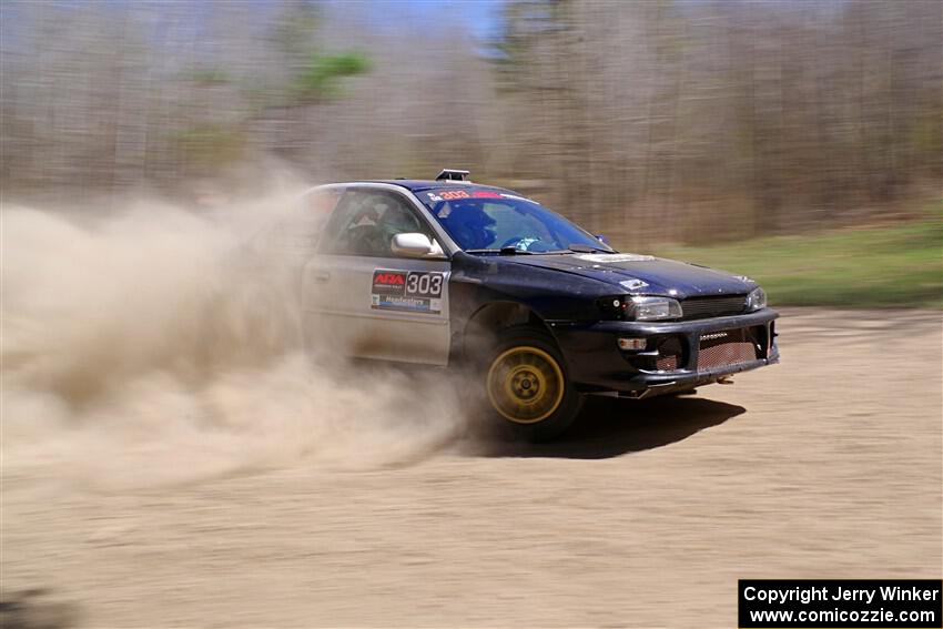 Travis Mattonen / Anikka Nykanen Subaru Impreza on SS2, Kabekona I.