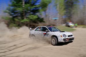 Peter Farrow / Jackson Sedivy Subaru WRX on SS2, Kabekona I.