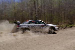 Peter Farrow / Jackson Sedivy Subaru WRX on SS2, Kabekona I.