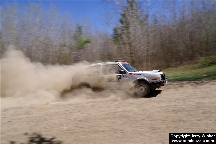 Josh Nykanen / Matt Nykanen VW GTI on SS2, Kabekona I.