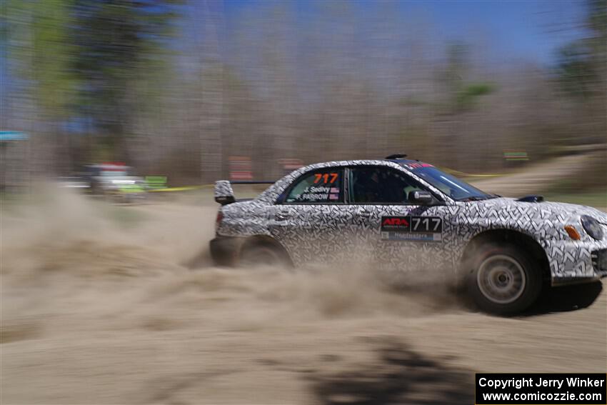 Peter Farrow / Jackson Sedivy Subaru WRX on SS2, Kabekona I.