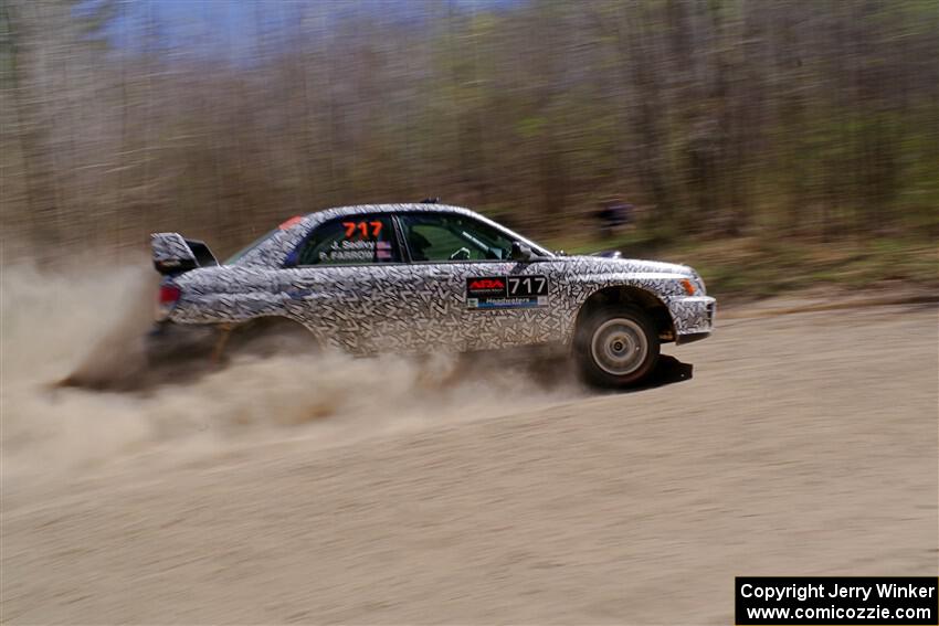 Peter Farrow / Jackson Sedivy Subaru WRX on SS2, Kabekona I.