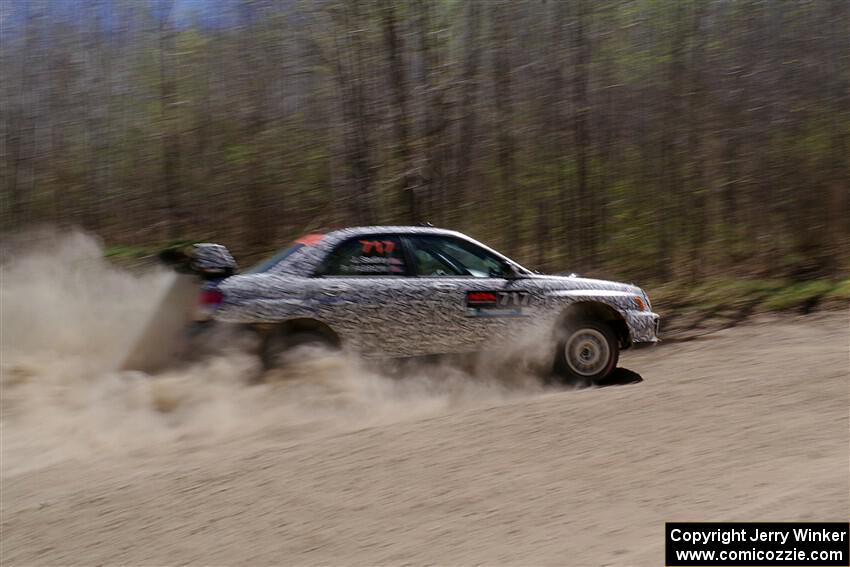Peter Farrow / Jackson Sedivy Subaru WRX on SS2, Kabekona I.