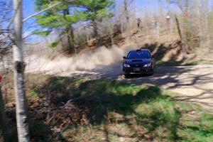 Corey Morris / Zane Morris Subaru WRX STi on SS2, Kabekona I.