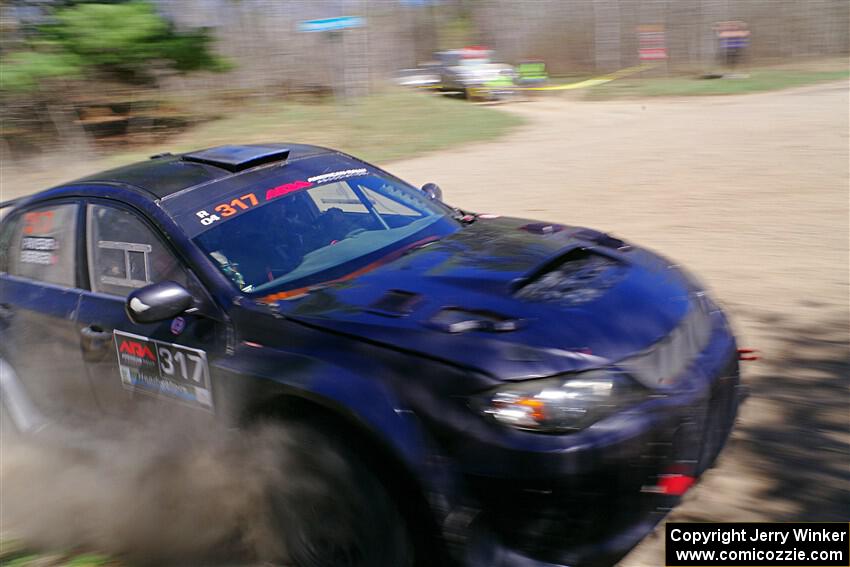 Daryl Bergen / Lorelai Payeur Subaru WRX STi on SS2, Kabekona I.