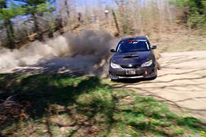 Corey Morris / Zane Morris Subaru WRX STi on SS2, Kabekona I.