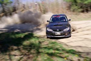 Corey Morris / Zane Morris Subaru WRX STi on SS2, Kabekona I.