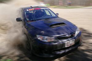 Corey Morris / Zane Morris Subaru WRX STi on SS2, Kabekona I.