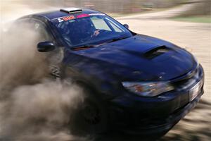 Corey Morris / Zane Morris Subaru WRX STi on SS2, Kabekona I.