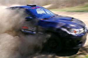 Corey Morris / Zane Morris Subaru WRX STi on SS2, Kabekona I.