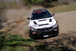 Josh Kemp / Danielle Kemp Subaru WRX on SS2, Kabekona I.