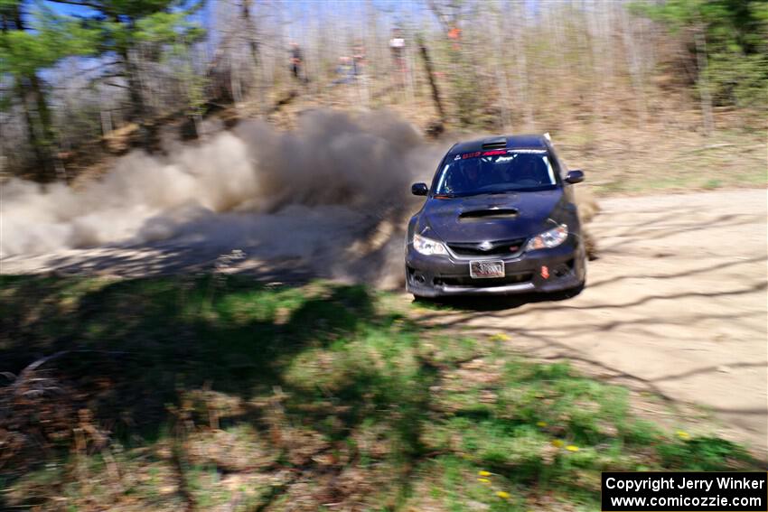 Corey Morris / Zane Morris Subaru WRX STi on SS2, Kabekona I.