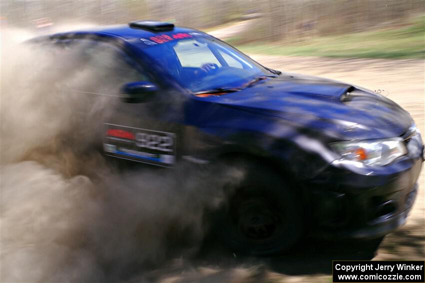 Corey Morris / Zane Morris Subaru WRX STi on SS2, Kabekona I.