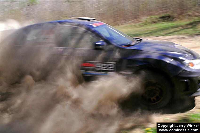 Corey Morris / Zane Morris Subaru WRX STi on SS2, Kabekona I.
