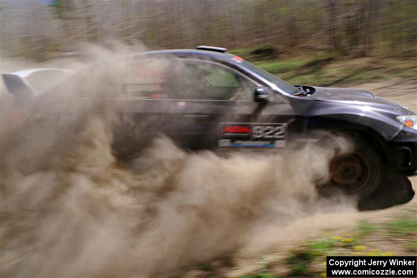 Corey Morris / Zane Morris Subaru WRX STi on SS2, Kabekona I.
