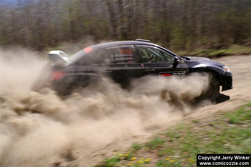 Corey Morris / Zane Morris Subaru WRX STi on SS2, Kabekona I.
