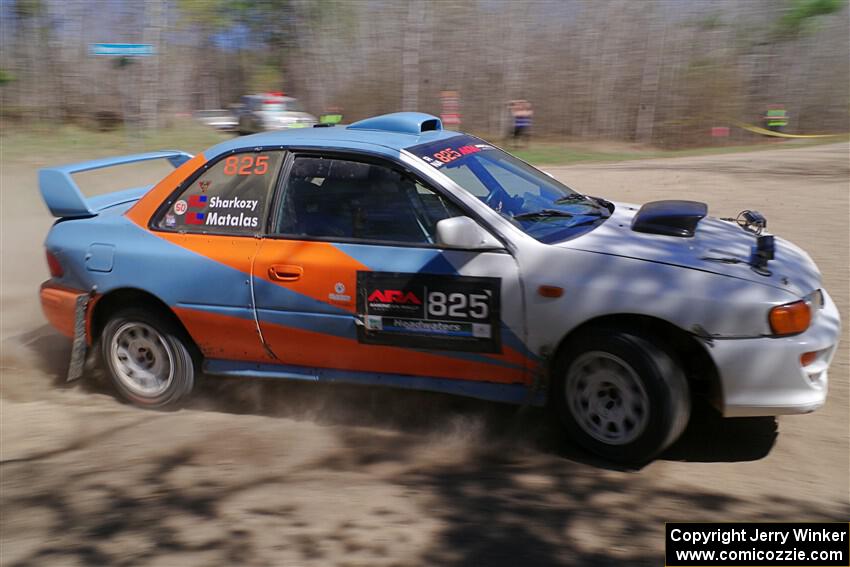 Tyler Matalas / Dustin Sharkozy Subaru Impreza LX on SS2, Kabekona I.