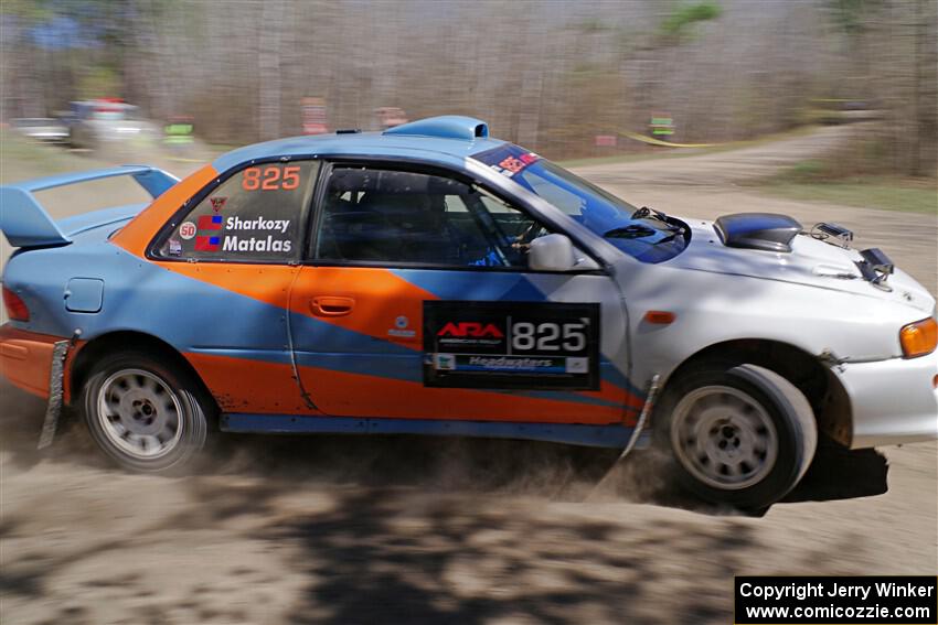 Tyler Matalas / Dustin Sharkozy Subaru Impreza LX on SS2, Kabekona I.