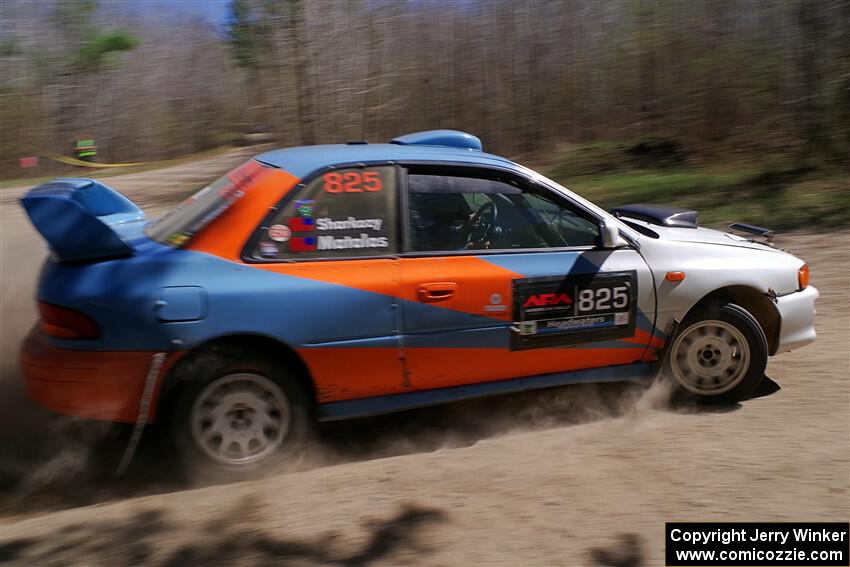 Tyler Matalas / Dustin Sharkozy Subaru Impreza LX on SS2, Kabekona I.