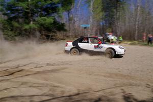 Jason Cook / Maggie Tu Subaru WRX on SS2, Kabekona I.