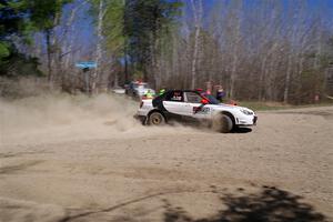 Jason Cook / Maggie Tu Subaru WRX on SS2, Kabekona I.