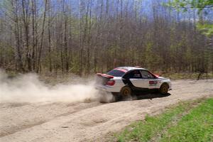 Jason Cook / Maggie Tu Subaru WRX on SS2, Kabekona I.