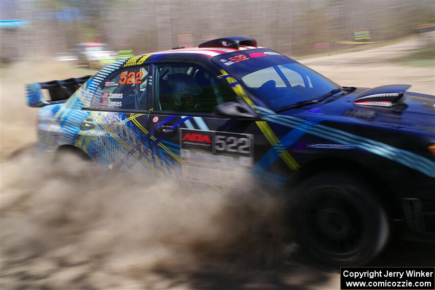 Matt James / Jackie James Subaru Impreza on SS2, Kabekona I.